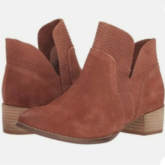 Seychelles Score Cognac Leather Boots Booties Boho Coastal Cowgirl Western - Picture 2 of 15